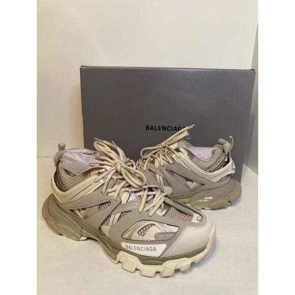 Balenciaga Other - Balenciaga Track Sneakers Speckled Beige SZ 46 Brand New
